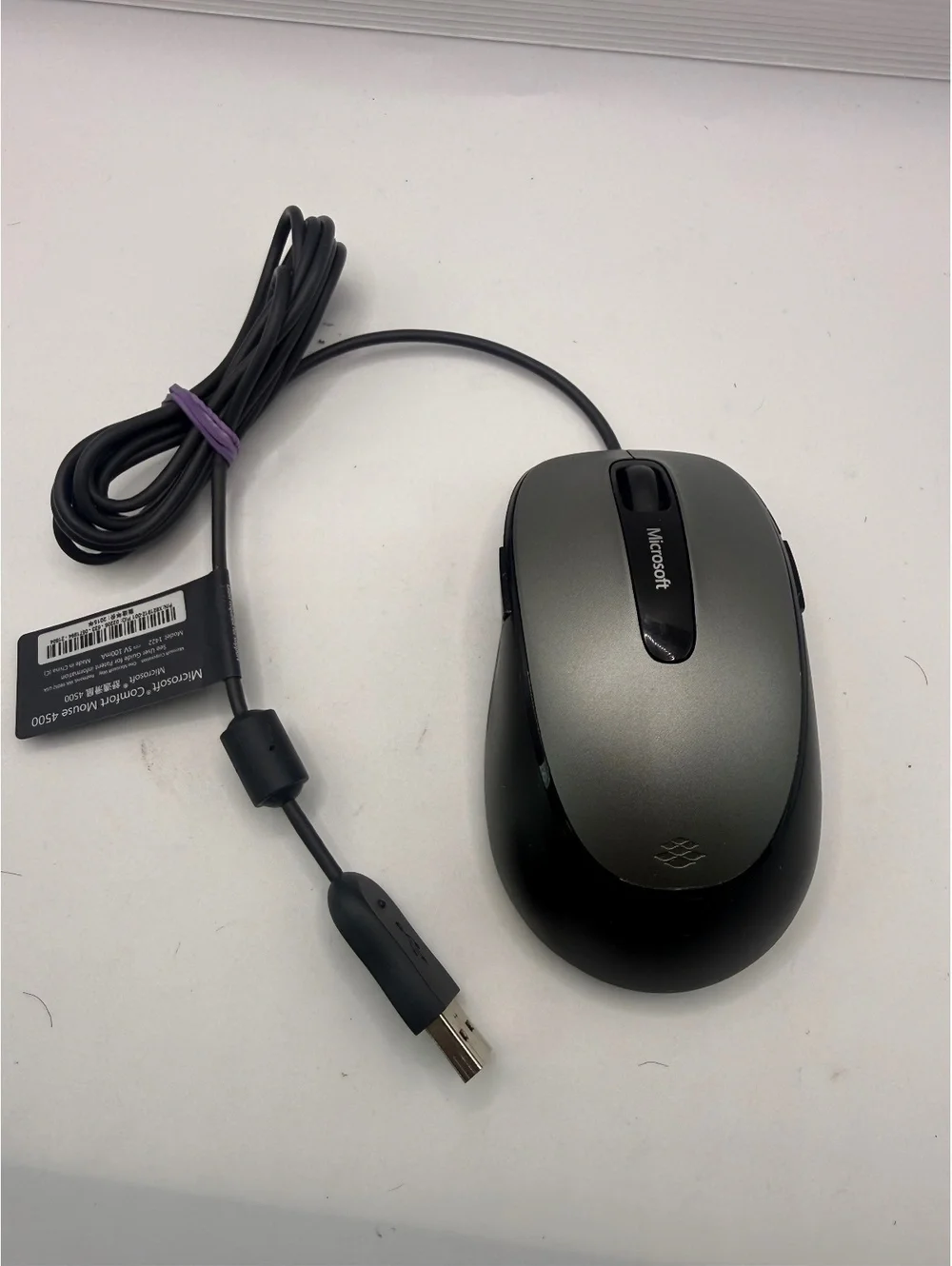 Microsoft Comfort Mouse 4500 Wired USB Optical Mouse